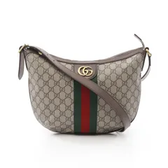 グッチ GUCCI ショルダーバッグ オフィディア スモール クロスボディバッグ GGスプリーム 598125 ベージュ/ブラウン PVCコーティングキャンバス レザー オフィディア ショルダーバッグ