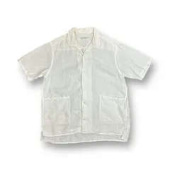 ほぼ未使用　ネストローブ CONFECT リネン半袖 スキッパーリネンシャツ 60リネン レギュラーカラーシャツ｜nest Robe / CONFECT ONLINE SHOP
