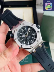 AP オーデマ ピゲ Audemars Piguet ロイヤルオーク オフショア 15710ST【Cal.3120自動巻き】42mm 反射防止サファイア＆ゴムバンド｜本日限定特価｜新品未使用-WTO店名をご確認ください