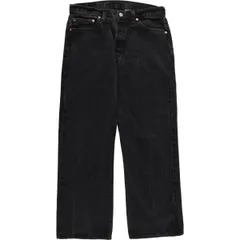 古着 リーバイス Levi's 501 ブラックデニム ストレートデニムパンツ メンズw34相当/eaa554427