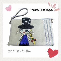 【Tera-mi ★テラミ】ショルダーバッグ　刺繍　スパンコール