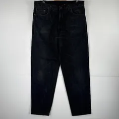古着 90's/90年代 リーバイス Levi's USA製 デニムパンツ 550 ジーパン テーパード バギー 大きいサイズ オーバーサイズ w40 L32  ブラック メンズ
