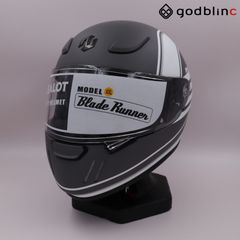 ZEALOT　ブレードランナー　GRAPHIC EURO MATT GRAY　XXLサイズ　BRJ0021　フェイスヘルメット