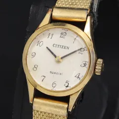手巻き シチズン スペシャル 4-672011T 白文字盤 レディース腕時計 KRK 2000000 NSK