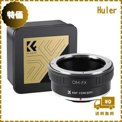 K&F Concept マウントアダプター OM-FX Olympus OMレンズ-フジ Fujifilm Xカメラボディ装着用 無限遠可能 「メーカー直営店」