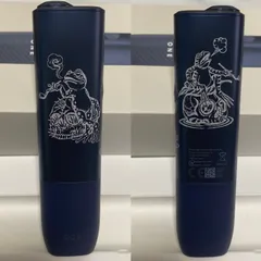 カエル ドクロ デザイン レーザー加工 iQOS ILUMA i ONE アイコス イルマ i ワン ミッドナイトブラック 黒 蛙 かえる スカル 髑髏 煙管 タバコ 煙草 喫煙 新型 新品 未使用 送料無料 オリジナル カスタム お洒落 おしゃれ オシャレ