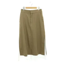 ハイク HYKE LIGHT FLANNEL SKIRT スカート ロング フレア 1 カーキベージュ 14096 /DO ■OSのサムネイル