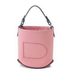 【デルヴォー】Delvaux　2WAY パンミニ PIN バケット ハンドバッグ AA0494 ピンク 【中古】【鑑定済・正規品保証】194774