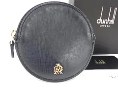 dunhill ダンヒル ウィンザー レザー コインケース コインパース 小銭入れ メンズ ネイビー系 DI6567