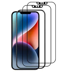 【新着商品】炭素繊維ソフトフレーム 硬度9H 3Dタッチ 国産AGCガラス使用 極薄 液晶保護フィルム 気泡なしゴリラガラス フルカバーアイフォン14 全面 強化ガラス 6.1インチ 意匠良品 iPhone13/iPhone13pro (iPhone14/13