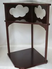 未使用 茶道具 塗師 龍斎作 一閑 溜塗 碌々斎好写 木屋町棚 組み立式