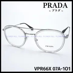 PRADA プラダ メガネ フレーム VPR66X 07A-1O1 ラウンド ガンメタル