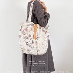 藤井風】衣装柄 蝶と花柄肩掛けバッグ - メルカリ