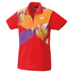 ヨネックス YONEX ウィメンズゲームシャツ バドミントン アパレル(レディース) (20740)、(496)サンセットレッド
