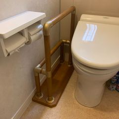 床に貼る木製手すり【正規品・新品】スタンバーフローリング廊下