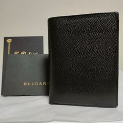 ■美品 ブルガリ 財布 札入れ カード入れ カードケース ブラック レザー BVLGARI 42