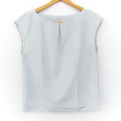 アナトリエ ブラウス シャツ トップス ノースリーブ レース レディース 38サイズ ブルーグレー anatelier 【中古】のサムネイル