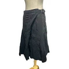 tricot COMME des GARCONS(トリココムデギャルソン) 06SS Belted Cut-off Different Fabric Lace Skirt ベルト付 カットオフ 異素材 レース ひざ丈 スカート TQ-S025