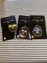 サンリオ 2025 ハロウィーン ハッピーくじ アクリルキーホルダー バッドばつ丸 ポムポムプリン タキシードサム