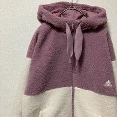 adidas オーバーサイズフィット　ボア　フリースジャケット　XSサイズ