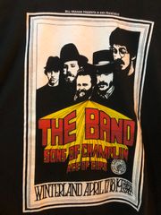 古着　୨୧⑅  The Band   Winterland Ballroom San Francisco 1969　バンド　Tシャツ   黒　ブラック　ザ バンド・ウィンターランド ボールルーム サンフランシスコ 1969   USA  アメリカ製　⑅୨୧