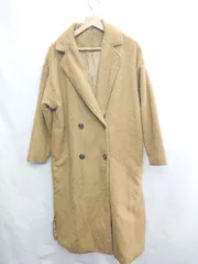 ◇ ⊇ LIAN リアン 長袖 チェスターコート サイズF カーキ系 レディース E  【1502180027765】