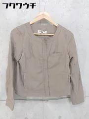 ◇ NATURAL BEAUTY BASIC ナチュラルビューティーベーシック 長袖 ジャケット サイズM ベージュ系 レディース 【中古】 【1104300002906】