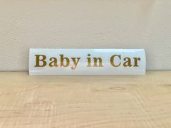車用カッティングステッカー　Baby in Car ベビーインカー