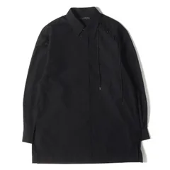 ATTACHMENT アタッチメント シャツ サイズ:3 / 105/2 FINX シャトルウェザー L/S レースアップ シャツ (KS11-004) / SAMPLE KAZUYUKI KUMAGAI / ブラック 黒 / トップス【中古】