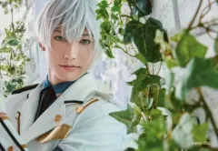 【中古】生写真(男性) TAKA(霜月隼)/横型・バストアップ・第二艦隊衣装・植物・キャラクターショット/「2.5次元ダンスライブ『SQ』ステージ 『S.Q.S』SolidS & QUELL on STAGE Episode 4『TSUKINO EMPIRE2