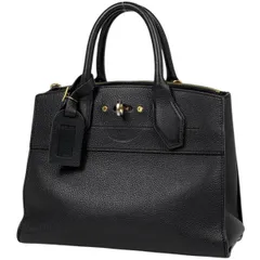【極美品】ルイヴィトン　シティスティーマー　黒　ブラック　レザー　トート　ハンド LOUIS VUITTON】ルイ・ヴィトン シティスティーマーMM