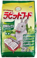 動物村 ラビットフード チモシー 2.5kg〔×4セット〕 チモシー 牧草