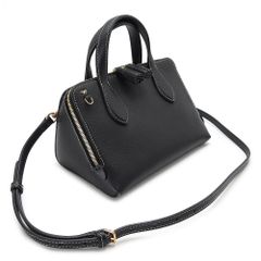 アニヤハインドマーチ ハンドバッグ レディース スモール ウェッジ ショルダーバッグ 三角形 レザー ブラック 黒 ANYA HINDMARCH 5050925176736 (ec)