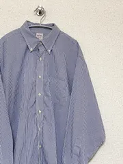 【Brooks Brothers】90s-00s Est.1818 ボタンダウン ギンガムチェックシャツ 17 1/2 ノンアイロン ブルックスブラザーズ 古着