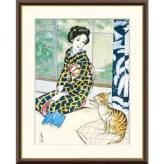 美品 掛け軸 竹下夢二筆「黒船屋」美人画 猫 大正ロマン 二重箱 2025年最新】竹下夢二 版画の人気アイテム - メルカリ