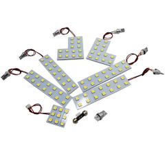 新品 LMMC 50系 エスティマ 20系 エスティマハイブリッド ACR50/55 GSR50/55 AHR20 マイナー前 マイナー後 共通 LEDルームランプ 279chip 室内灯 (電球色発光(暖色))