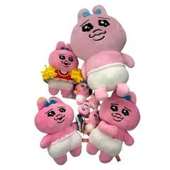 186001 おぱんちゅうさぎ　ストラップ　ぬいぐるみ 8点まとめ売り