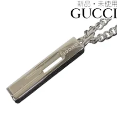 【新品/未使用】グッチ GUCCI 225055-J8400/8106 ネックレス ペンダント プレート メンズ レディース ユニセックス ブランド ロゴ GG シルバー 925 アクセサリー 6257633