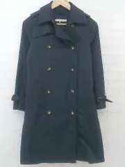 ◇ ◎ Khaju カージュ ライナー付 長袖 トレンチ コート サイズ36 ネイビー レディース P  【中古】 【1209130004622】のサムネイル