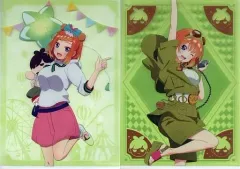 【中古】クリアファイル 中野四葉 A4クリアファイルセット(2枚組) 「一番くじ 五等分の花嫁∬ 最高の休日」 L賞