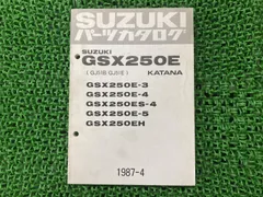 スズキ GSX1100Sカタナ パーツリスト サービスマニアル セット