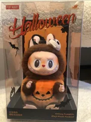 【完売品】 LABUBU ぬいぐるみ ハロウィン 約15cm POP MART Halloween Keychain Labubu Pumpkin Monster PVC Plush