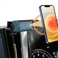 LUWU アルファード/ヴェルファイア 30系 スマホホルダー Toyota Alphard Toyota Vellfire アクセサリー スマホスタンド 車載ホルダー カーマウント 携帯電話マウント 電動型 安定 360度回転 片手操作 アルファード専用 0