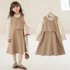 女の子 ワンピース ガールズ 子供ワンピース ガールズドレス 子供服 長袖 入学式 新生活 卒業式 発表会 結婚式 カジュアル
