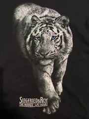 ジークフリード＆ロイ　ホワイトタイガー　両面プリント　ヴィンテージ　Tシャツのサムネイル