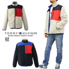 TOMMY HILFIGER トミー シェルパフリースジャケット 海外限定 オーバーサイズ ゴルフウェア スポーティ プレゼント ギフト モコモコ ボア アウター 中綿ジャケット 保温性高い 暖かい ユニセックス 男女兼用