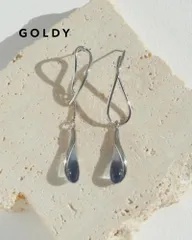 GOLDY/ゴールディ/サイド フレーム ドロップ アシンメトリー ピアス/アクセサリー/1240203