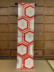 袋帯　亀甲　菊　桐の花　竹　黒地　金糸　銀糸　着物　帯　017k 袋帯 亀甲 菊 桐の花 竹 黒地 金糸 銀糸 着物 帯 017k - メルカリ