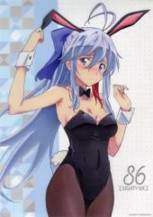 [중고] 클리어 포스터 A3 클리어 포스터 블라디레나 밀리제(BLACK 토끼) [추첨 당당 86-에티식스- 발렌타인 데이 온라인 복권] A-1상
