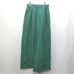 ◇ Θ URBAN RESEARCH ITEMS アーバンリサーチアイテムズ イージーワイドパンツ サイズF グリーン系 レディース E  【1412090018626】